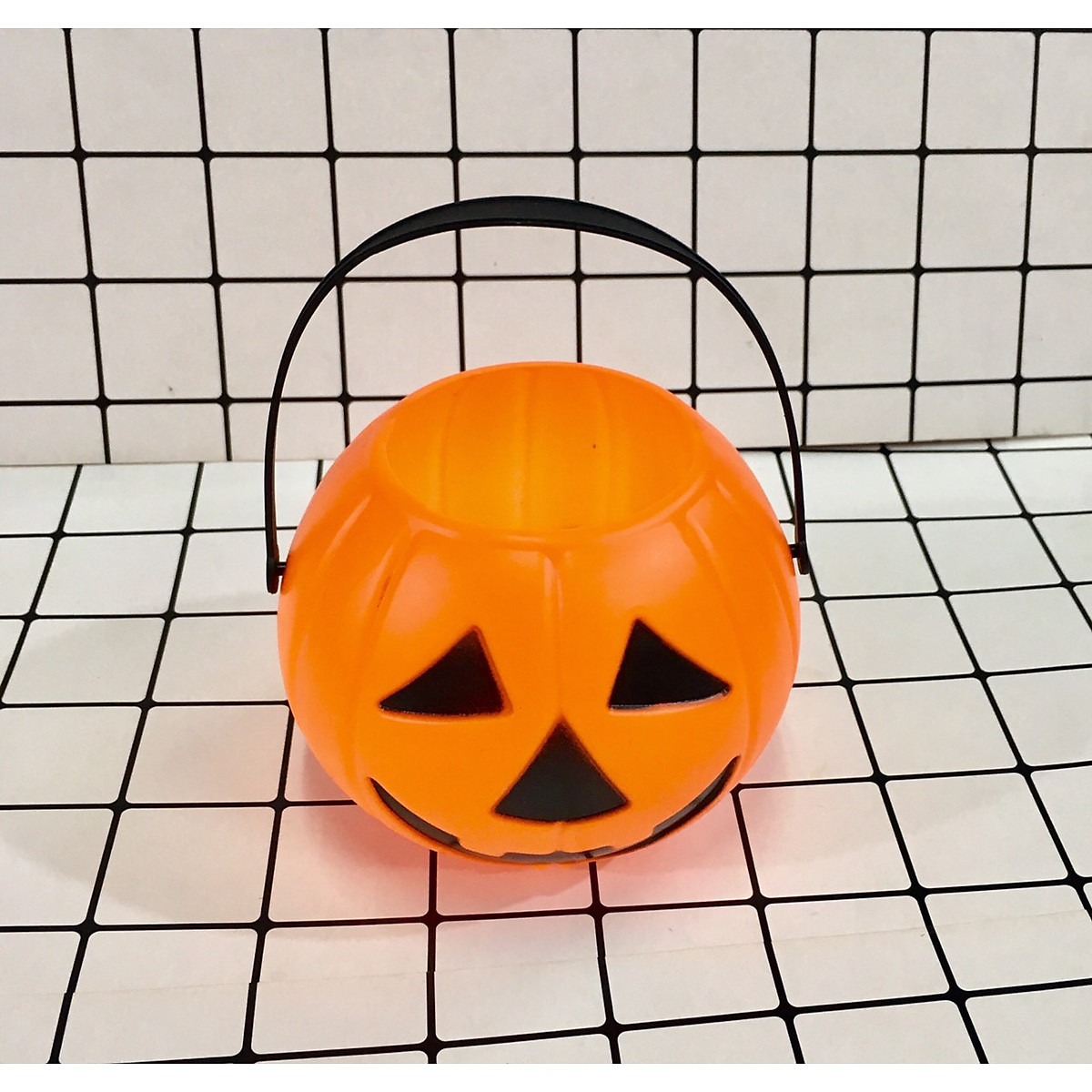 GIỎ bí ngô có đèn hoá trang Halloween cho bé