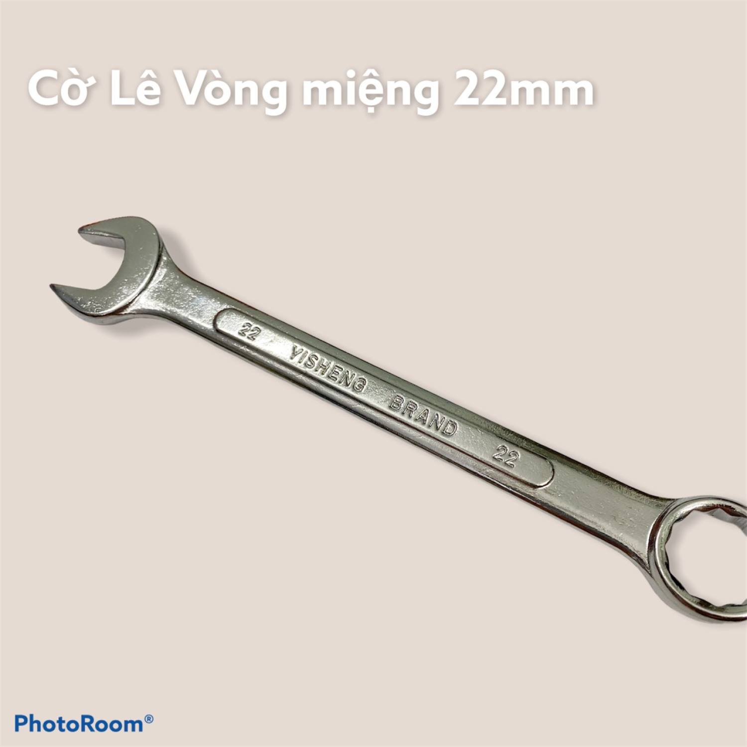 Cờ lê vòng miệng 22mm 2 đầu