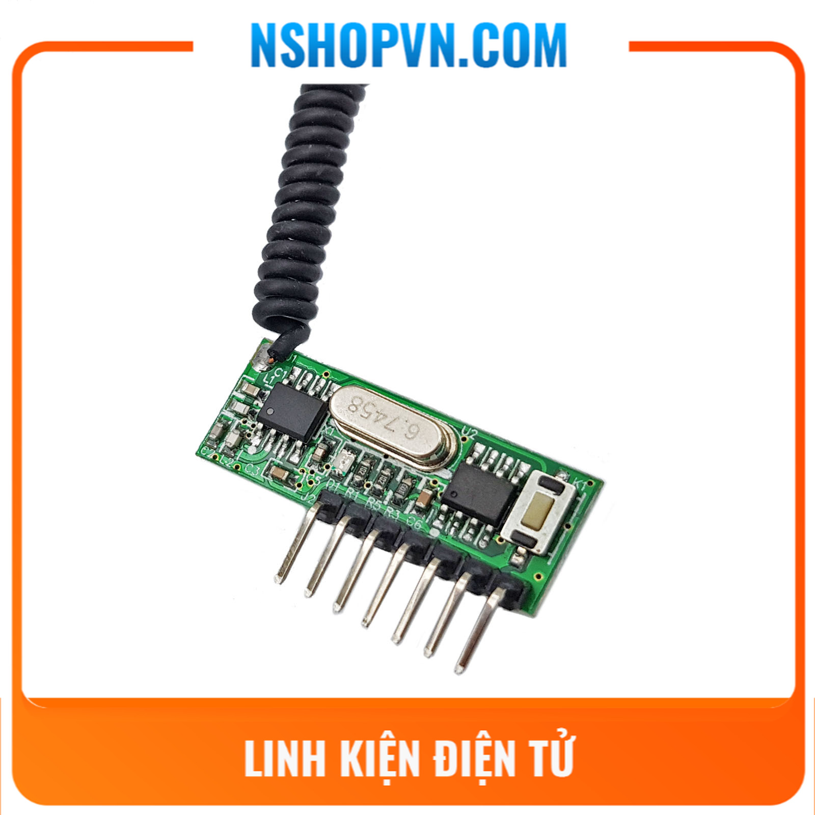 Mạch thu sóng RF 433Mhz học lệnh