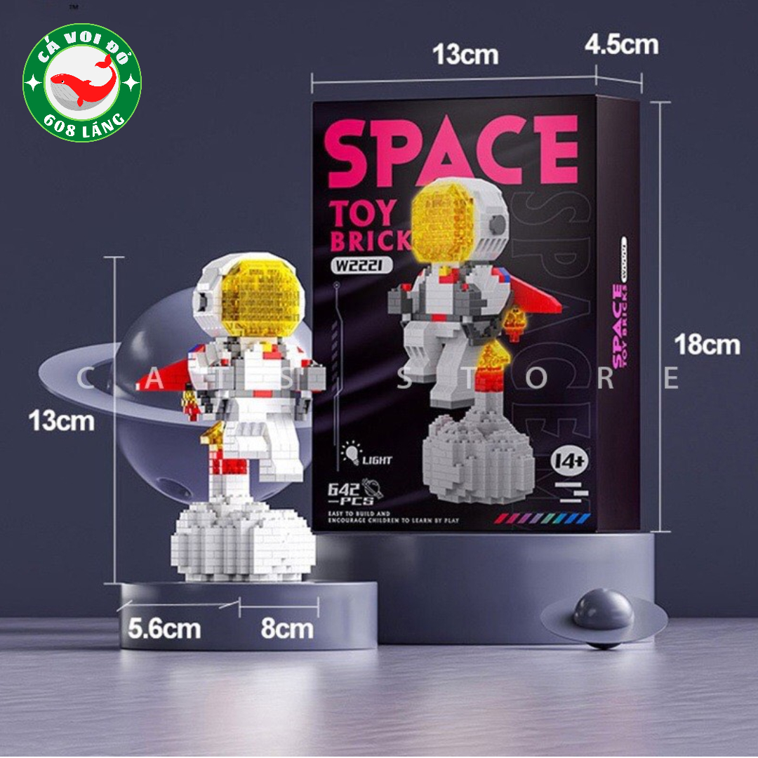 Đồ Chơi Lắp Ráp Lego Phi Hành Gia Spaceman Toy Bricks