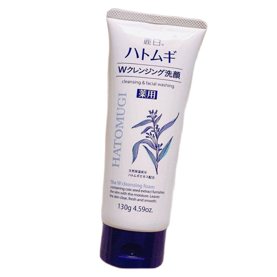 Sữa rửa mặt hatomugi 130g cấp ẩm dưỡng trắng làm mềm da chiết xuất ý dĩ hàng nhật chính hãng 130g 170g