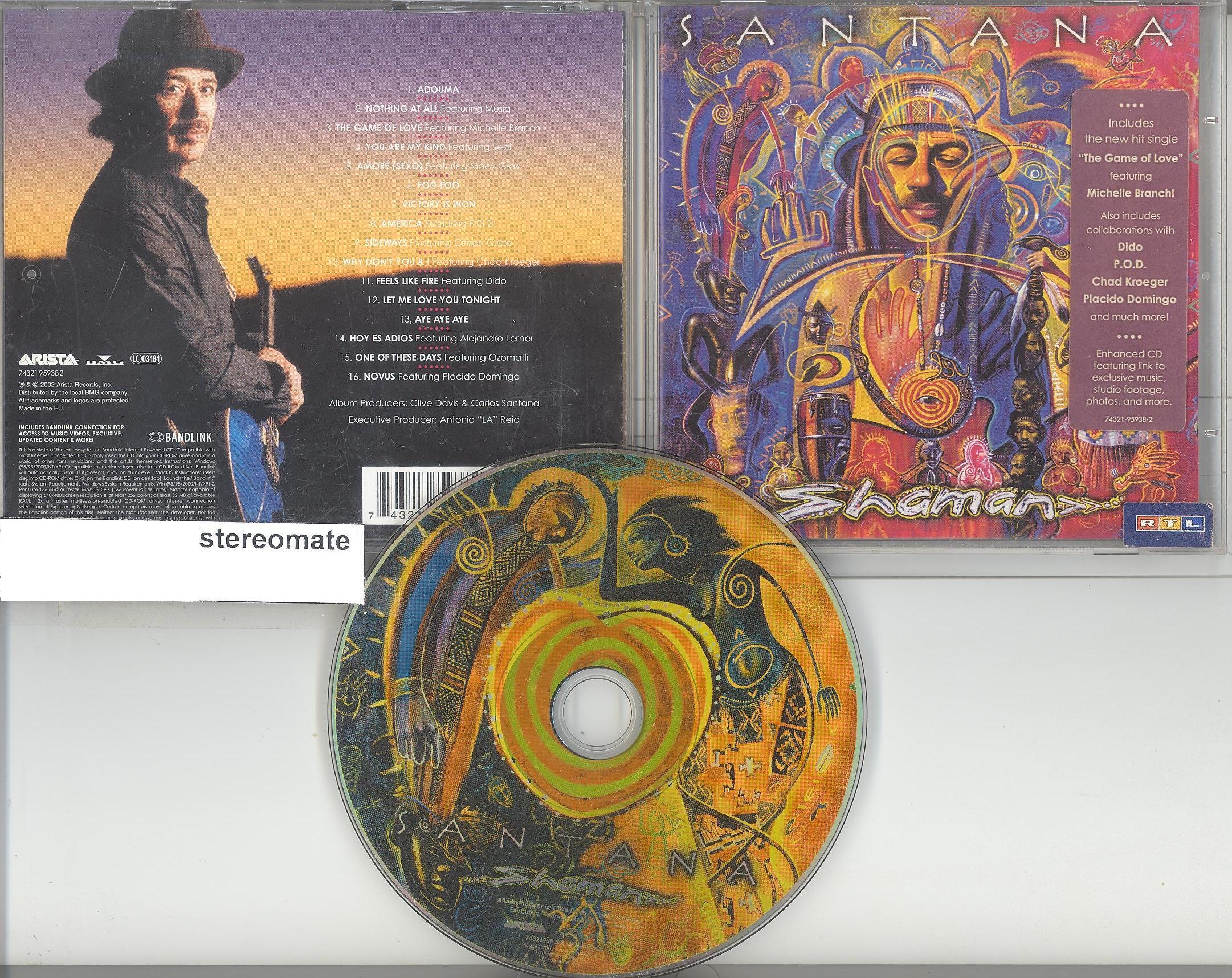 Stereomate - Đĩa nhạc - CD gốc: Santana - Shaman