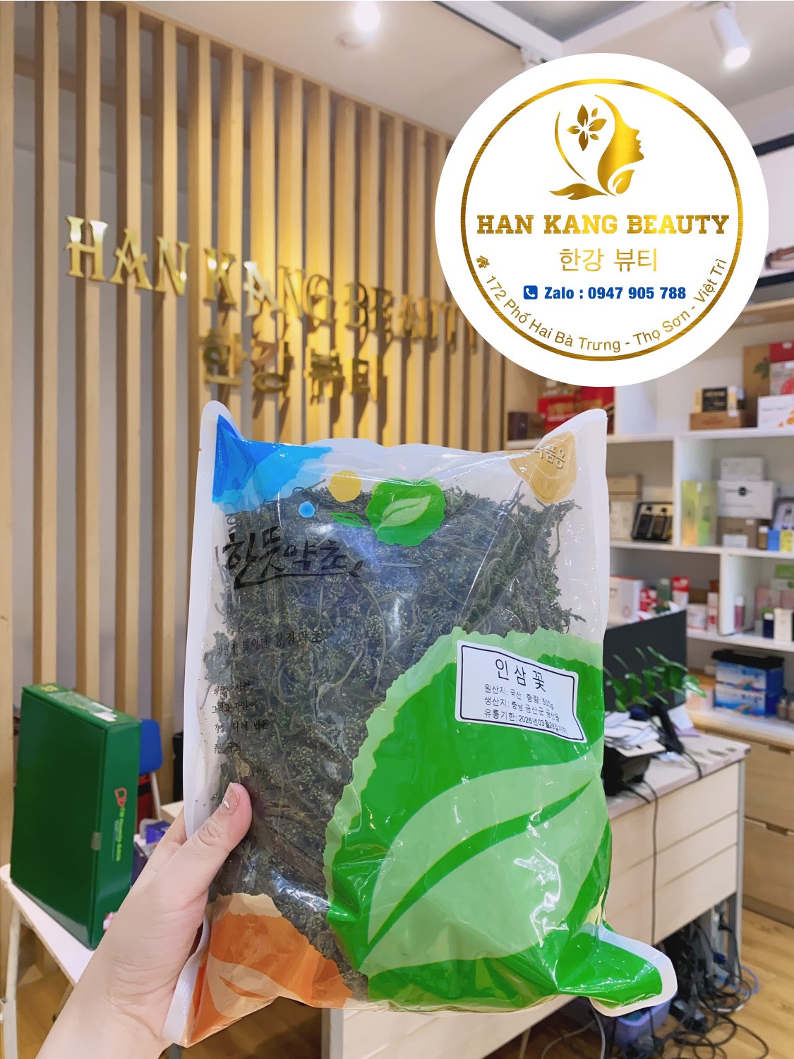 Trà hoa sâm Hàn Quốc túi 500g