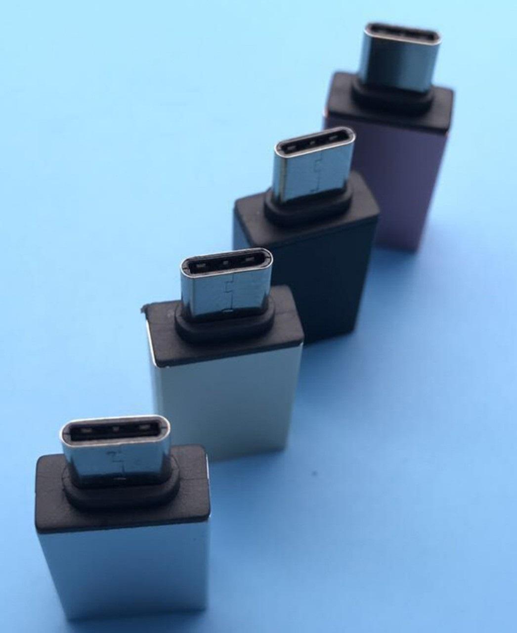 Đầu chuyển đổi từ USB sang Type C (Đen)