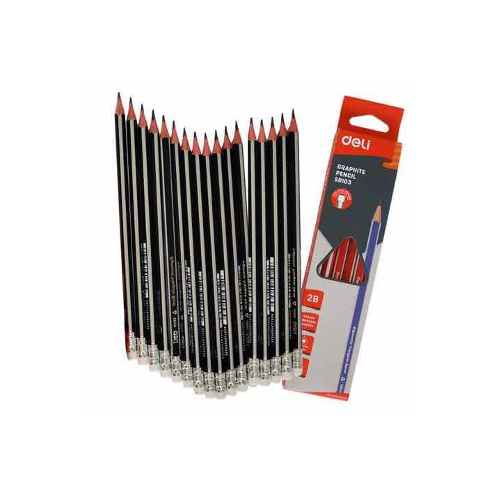 Combo Hộp 12 Cái Bút Chì Deli 2B