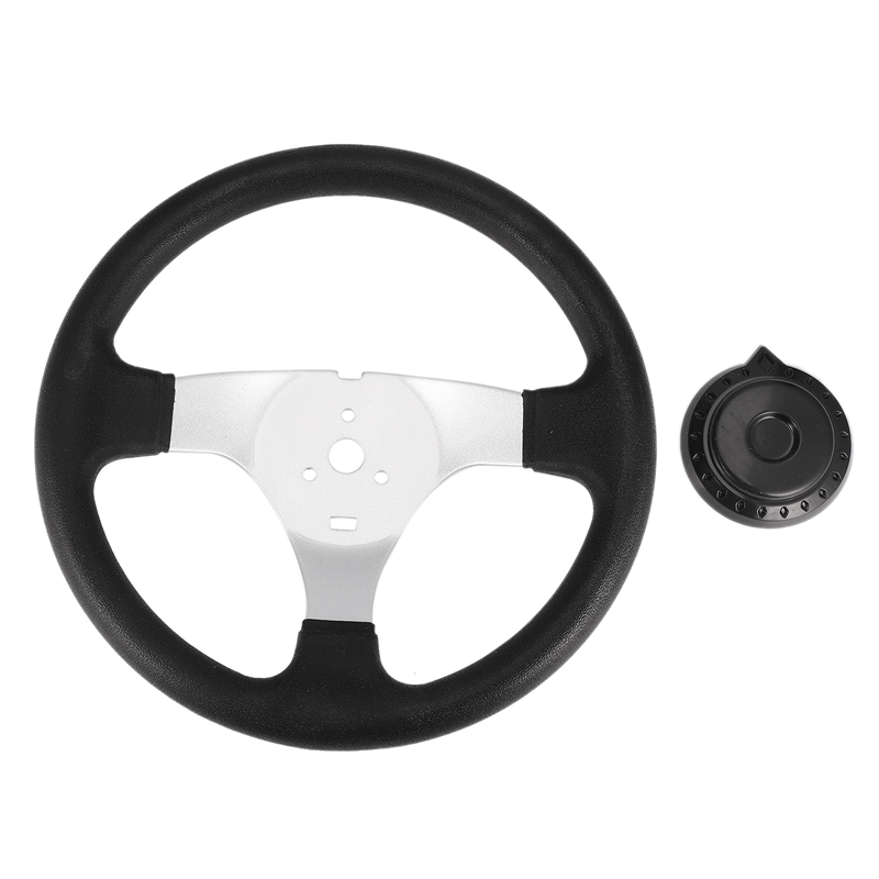 buggy board with steering wheel