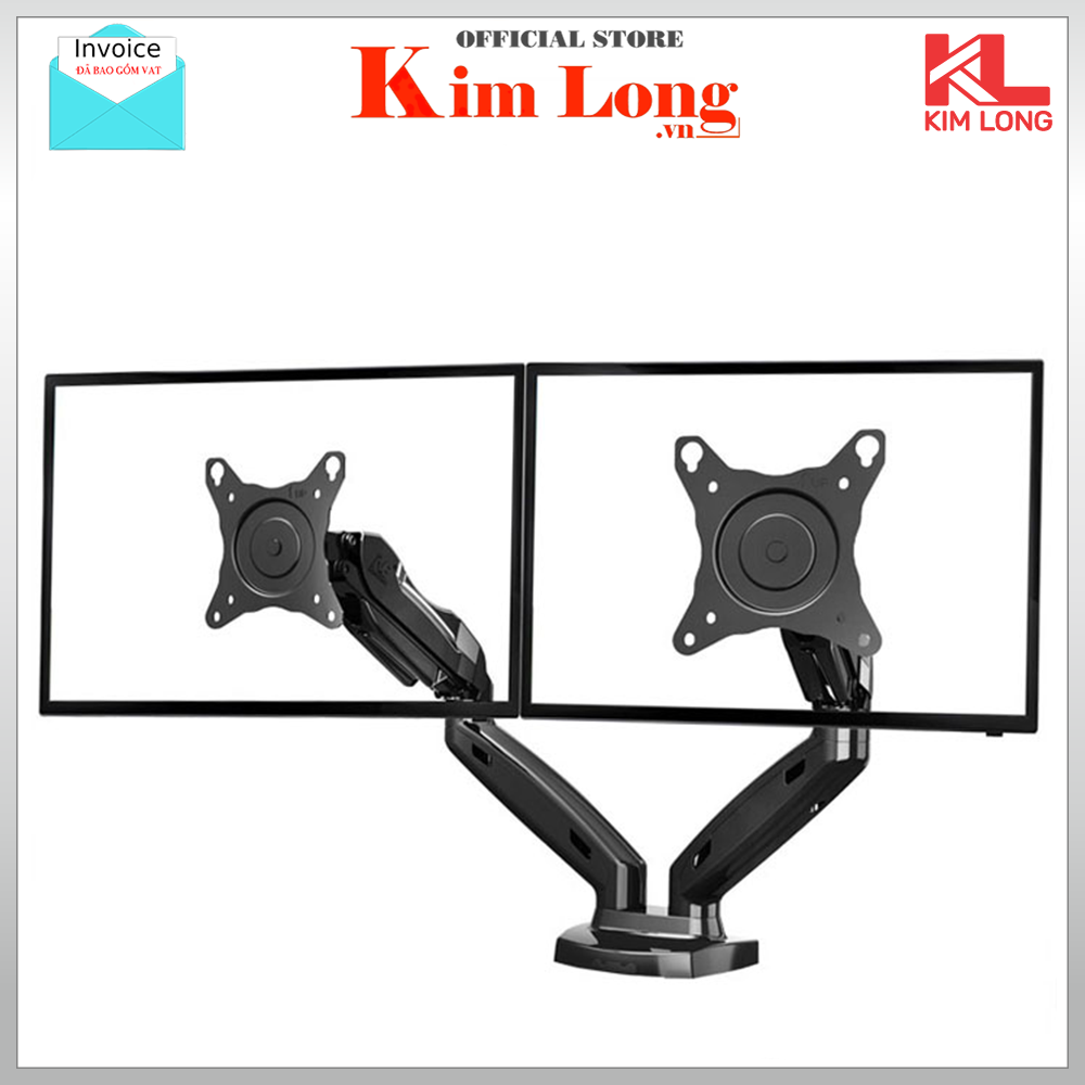 BÁO GIÁ Giá Treo 2 Màn Hình Máy Tính 24 Inch | Shopee Lazada Sendo Tiki mới nhất 46 Giá treo - Khung treo North Bayou NB-F160 (17 inch - 27 inch) tải trọng max 9kg, treo 2 màn hình máy tính bàn - Hàng chính hãng