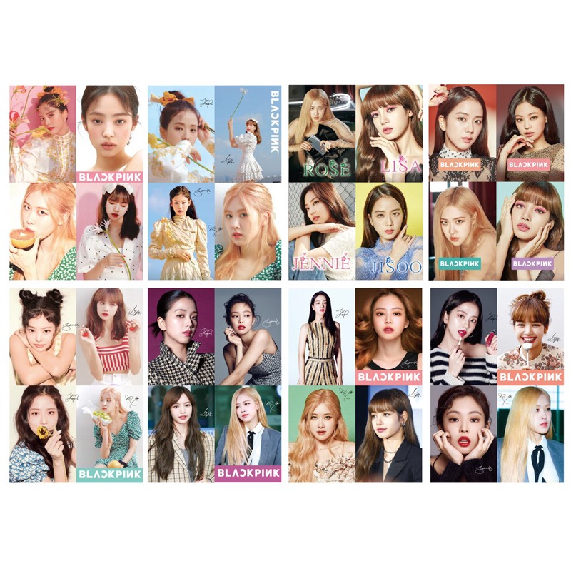 [Có sẵn, mẫu đẹp, nhiều mẫu, giá rẻ] Poster A3 Blackpink 8 tấm treo trang trí