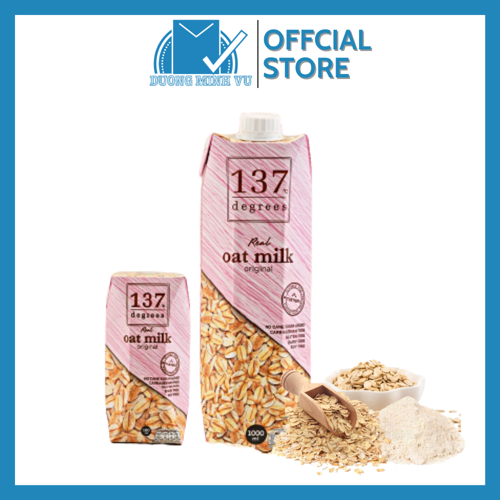 Pure oat seed milk 137 degrees 1L box x180ml delicious, nutritious,