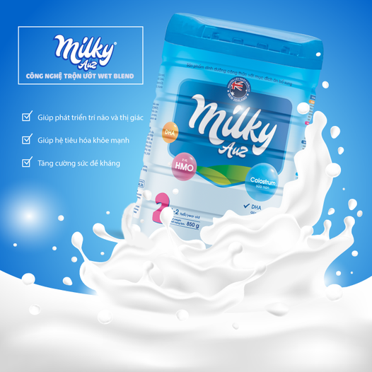 [HCM]Sữa Milky Auz số 2 850g