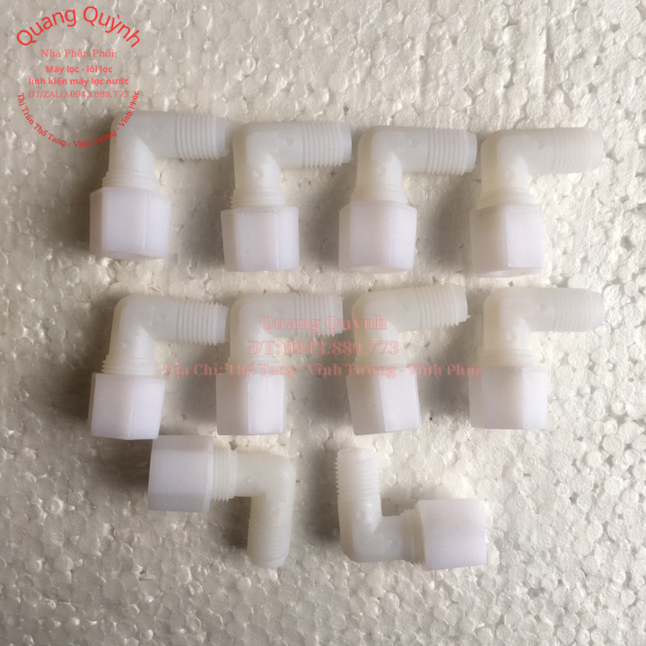 10 chiếc cút ren 13 dây phi 10 vặn ren máy lọc nước, cút số 1 máy lọc nước.