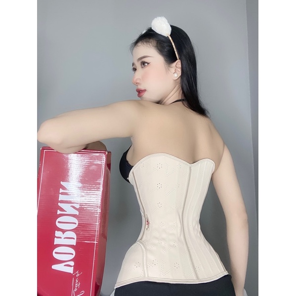 [ Combo Tặng nối + lót liner] Đai Latex BIẾN NHIỆT Voronin Cao Cấp ( mẫu mới)
