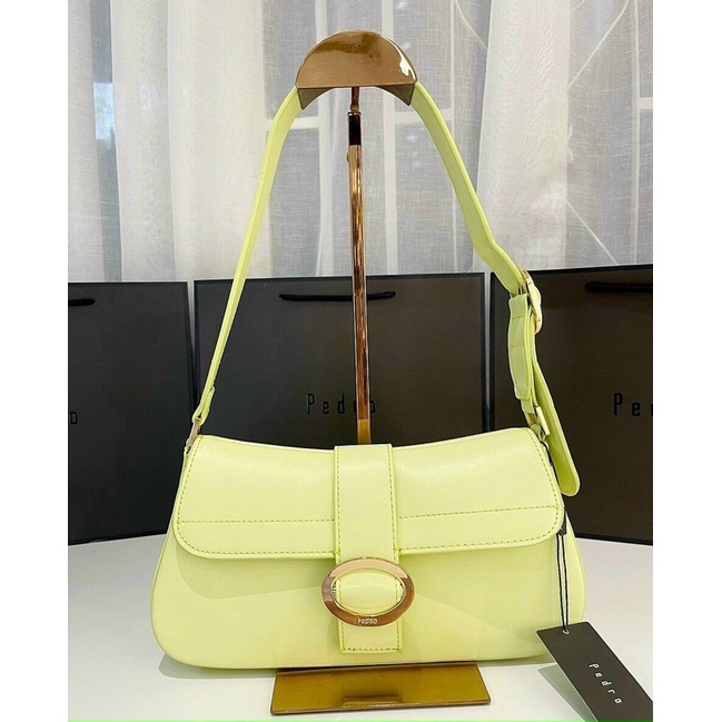 Túi Xách Nữ Pd Kẹp Nách Dáng Chữ Nhật Phong Cách Cổ Điển Houndstooth Rectangular Top Handle Bag