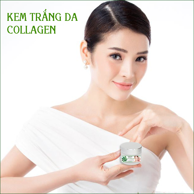 [HCM]Kem COLLAGEN BEZY Dưỡng Trắng Da Xóa Nám Sạm