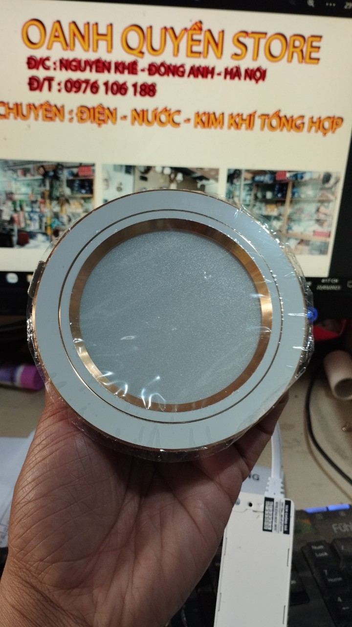 [CHÍNH HÃNG ]Đèn LED âm trần downlight đổi màu 10W Model: AT26 ĐM 90/10w
