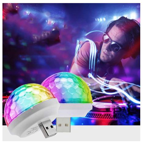 [HCM]Usb đèn led vũ trường mini đầy màu sắc