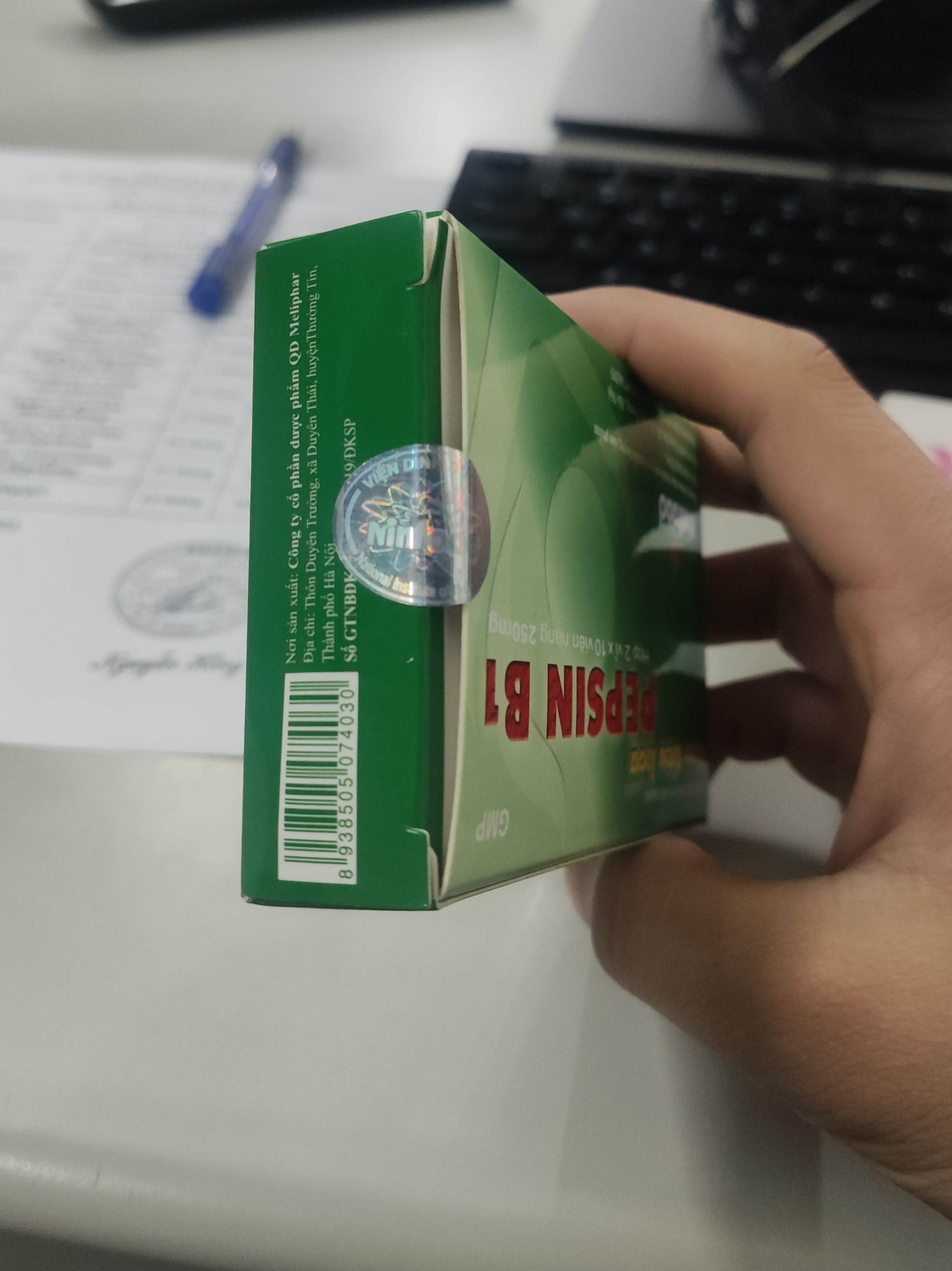 MEN TIÊU HÓA PEPSIN B1- VIỆN DINH DƯỠNG