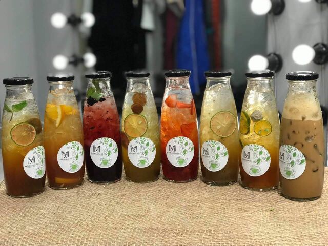 Chai, lọ thủy tinh đa năng 500ml đựng sinh tố, nước ép, mật ong (chai trơn, không in hình)