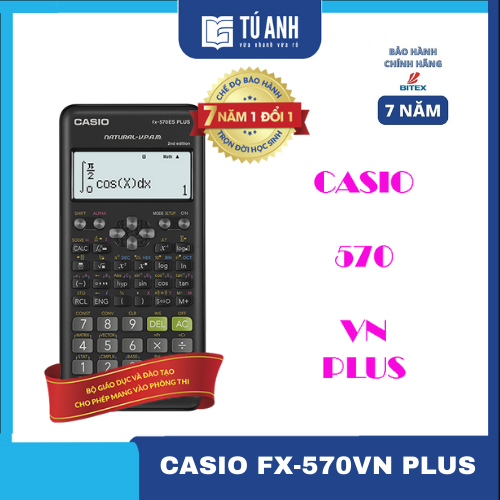 Máy Tính Khoa Học FX-570VN Plus [ Sản phẩm chính hãng ]
