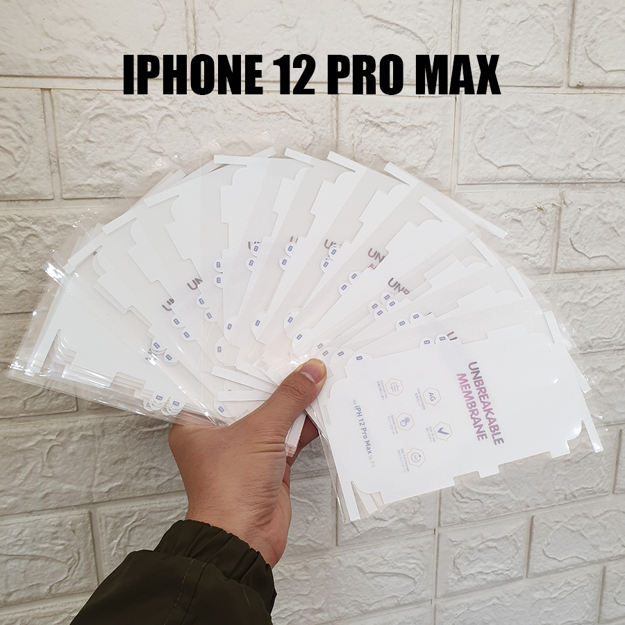 Dán PPF chống bám vân tay phủ viền Iphone 12 Pro Max