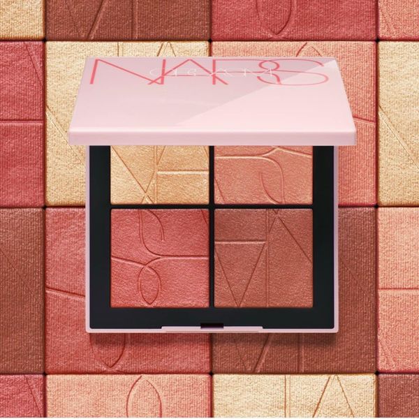 Phấn má hồng nars orgasm four play blush quad - 4 ô new 2023