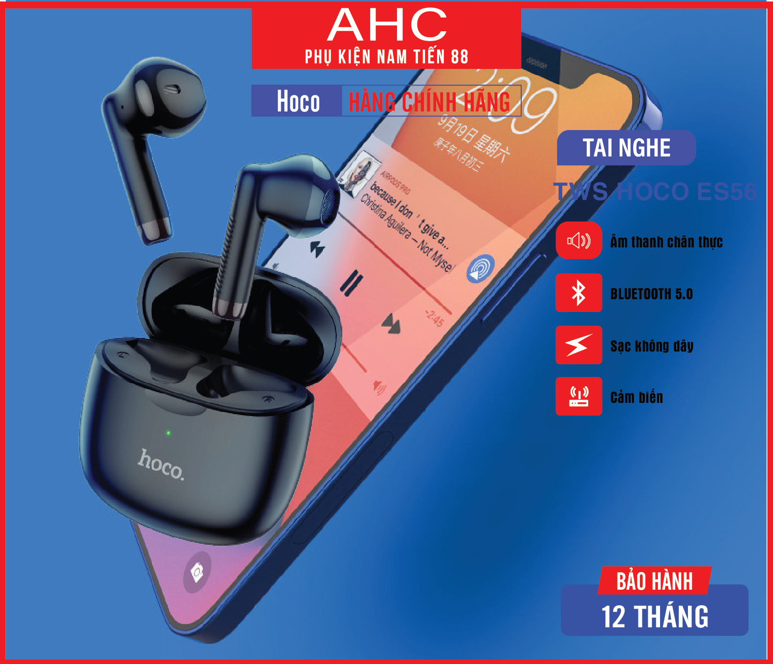 Tai nghe  ES56 True Wireless