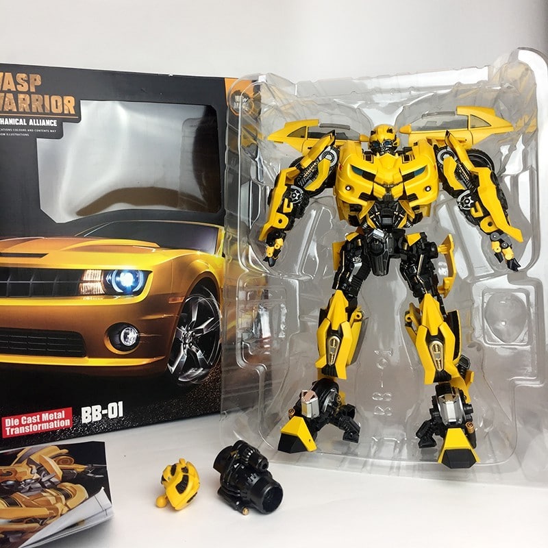 Mô hình đồ chơi tĩnh rô bốt BB02 Transformers BB 02 Black Warrior Black Mamba BumbleBee Robot Transformer biến hình Cao cấp