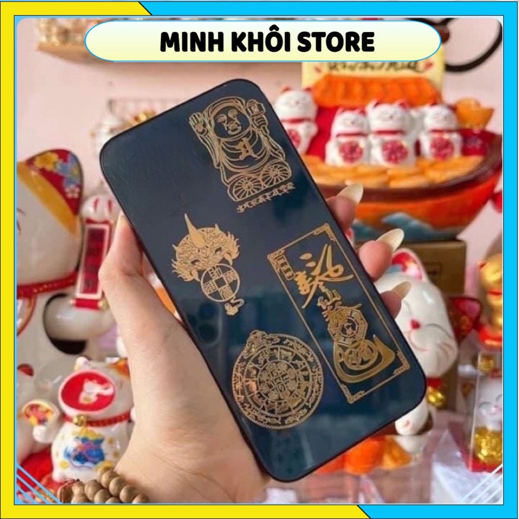 Miếng dán linh phù - tài lộc, may mắn, phong thuỷ (dán điện thoại, đồ dùng