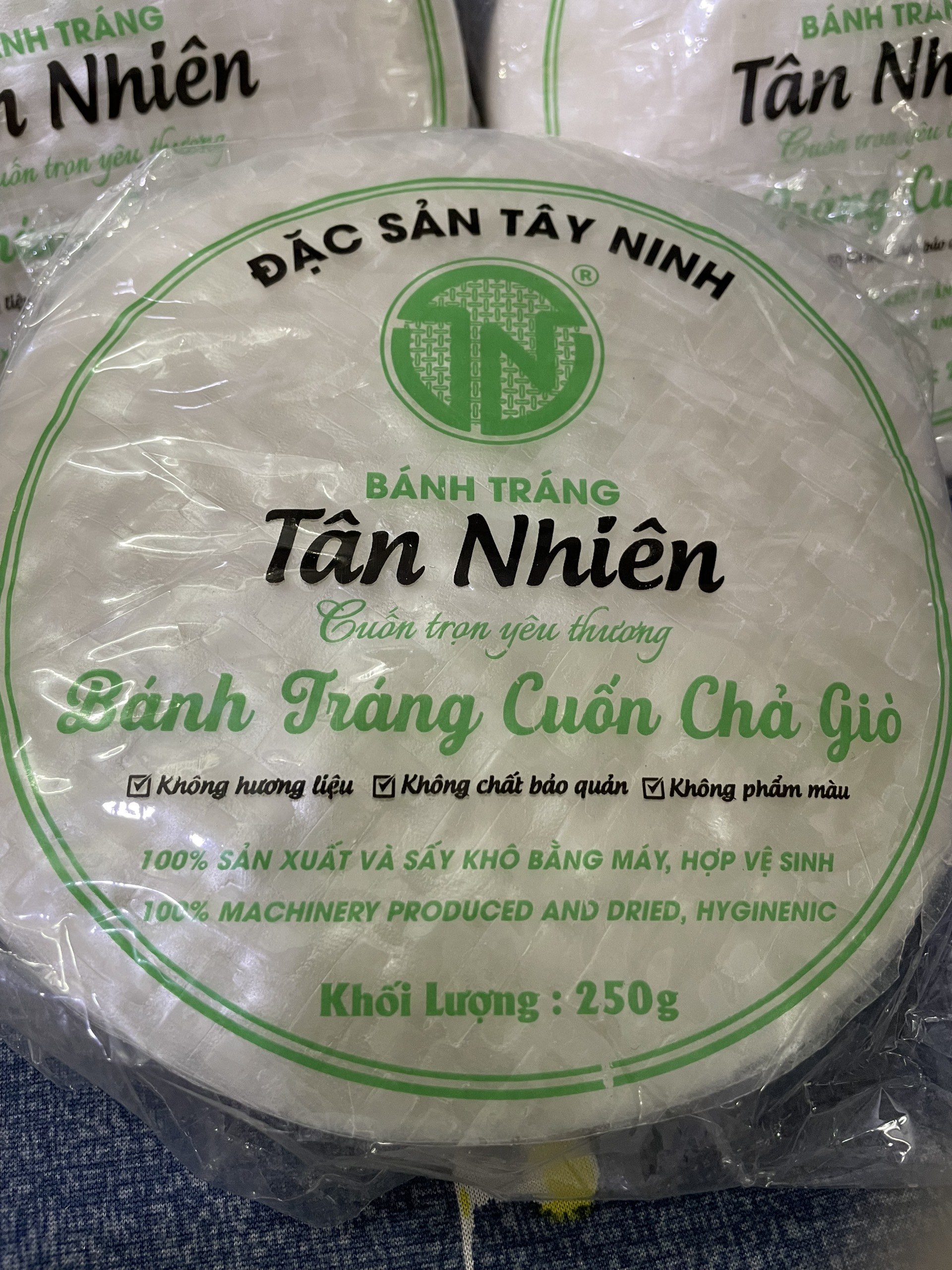 Bánh tráng cuốn Tân Nhiên tròn 22cm (500g)