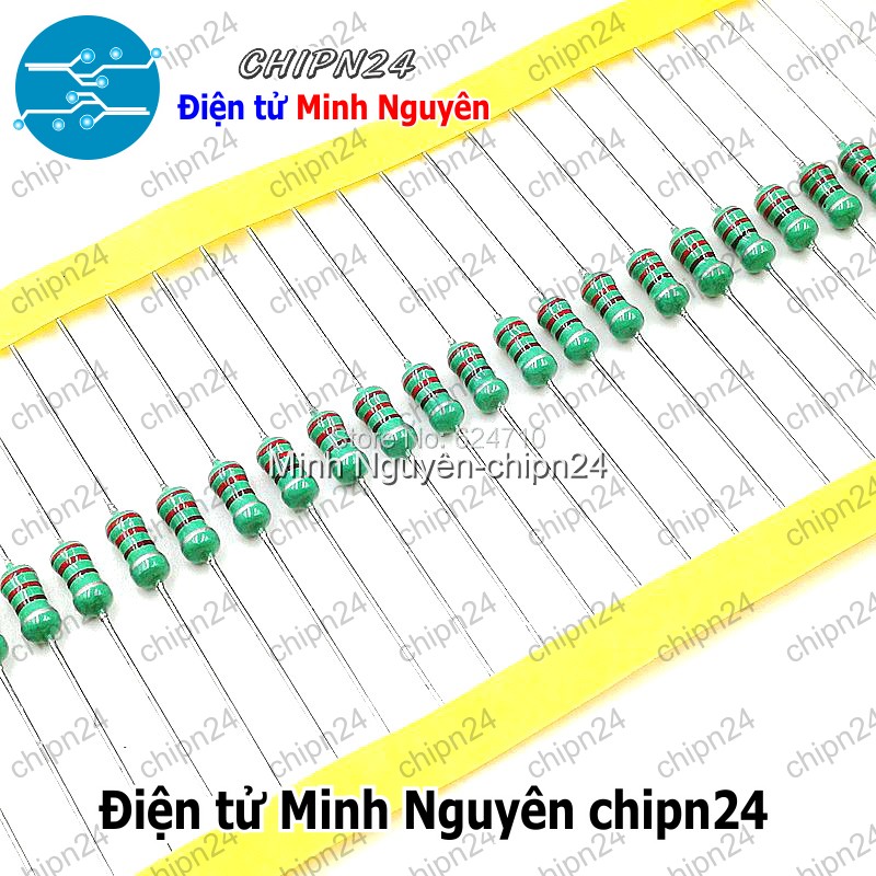 [10 cái] (K188) Cuộn cảm vạch 33uH 1/2W (DIP 0410 33uH) - HH000880