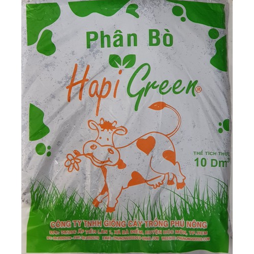 Phân bò khô Hapi Green Phú Nông 3dm3