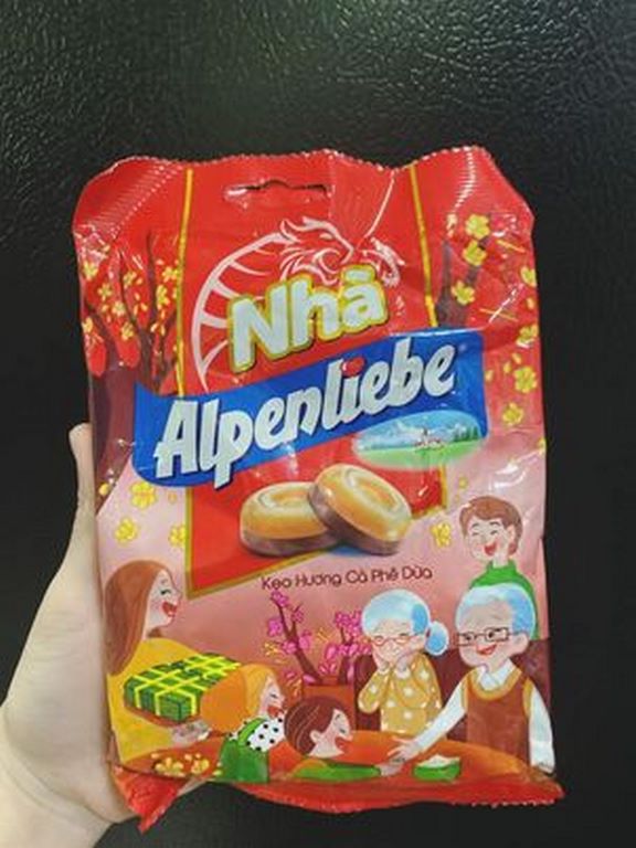 Kẹo alpenliebe cà phê dừa - cực ngon