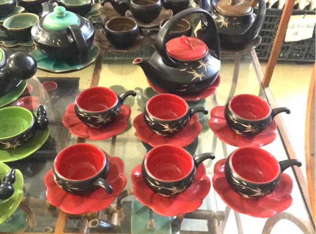 Bộ tách trà men thuỷ tinh