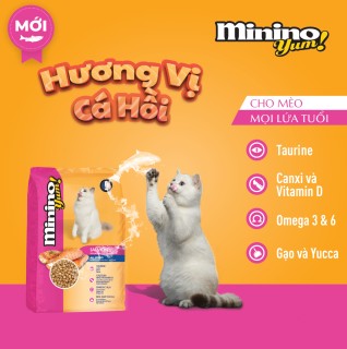 Hạt Minino Yum Cho Mèo Mọi Lứa Tuổi - Vị Cá Hồi thumbnail