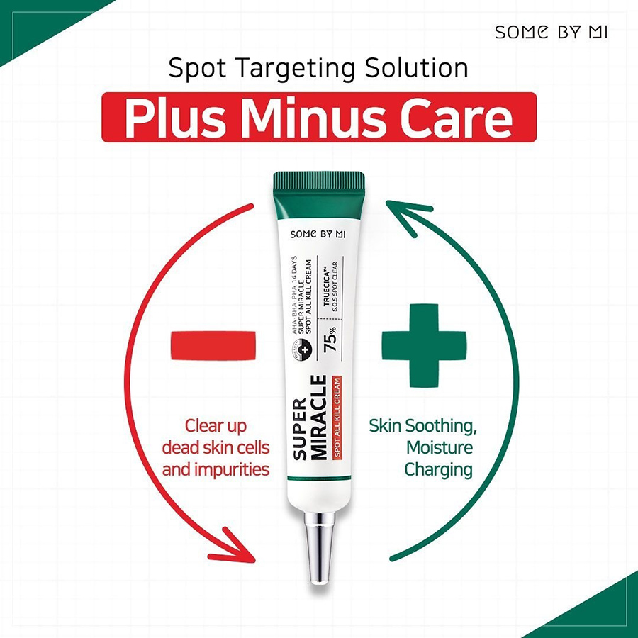 Kem chấm mụn Some By Mi 14 days super miracle spot all kill cream 30ml