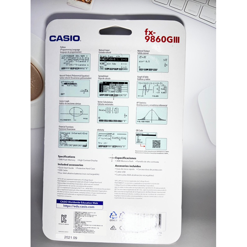 Máy tính vẽ đồ hoạ, vẽ đồ thị Casio FX-9860