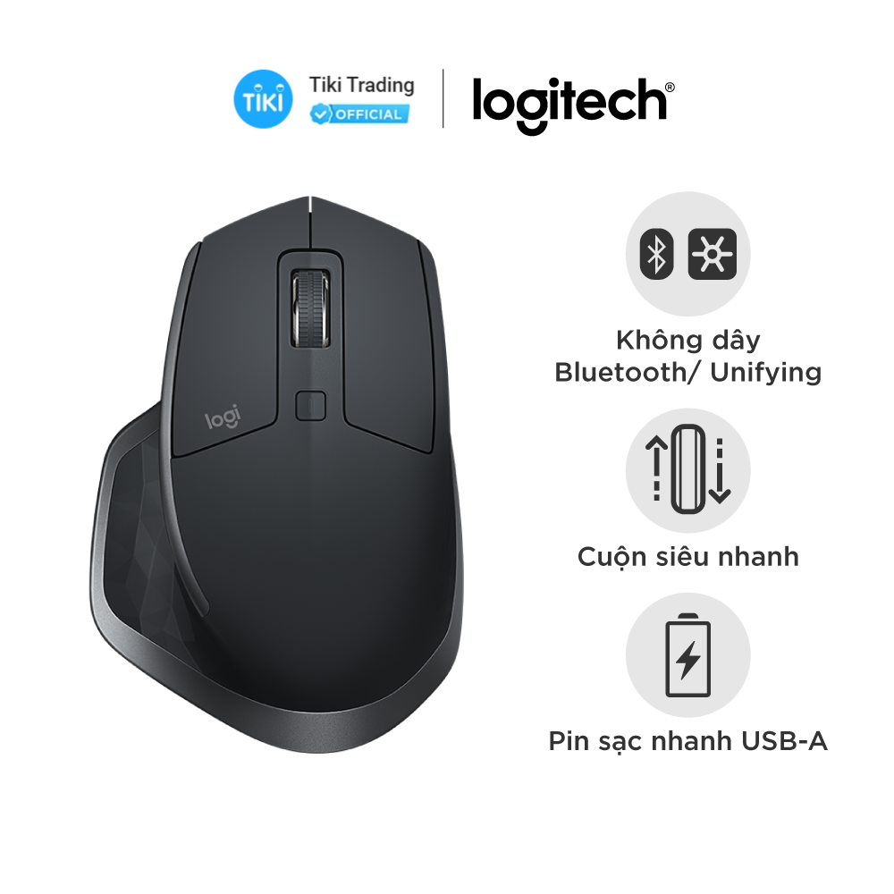 [Xả Kho 2022] Chuột Văn Phòng Không Dây Logitech MX Master 2S Bảo Hành 12 Tháng