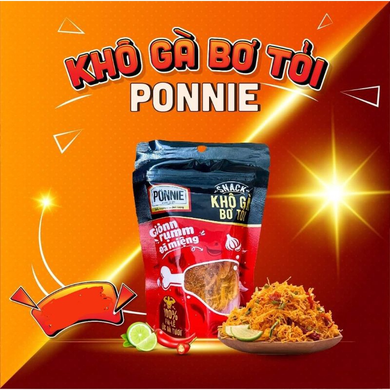 Snack Khô Gà Ponnie 25g