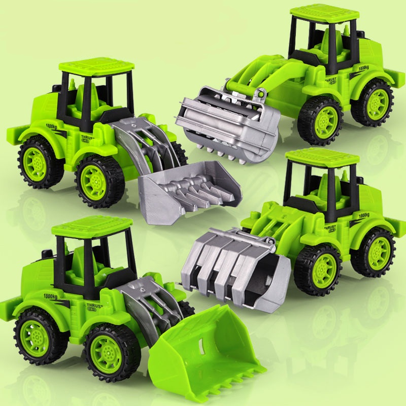 Bộ 4 xe nông trại đồ chơi cho bé