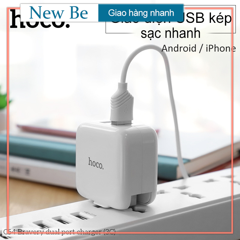 Củ sạc Nhanh Fast Charging -2 Cổng USB 2A