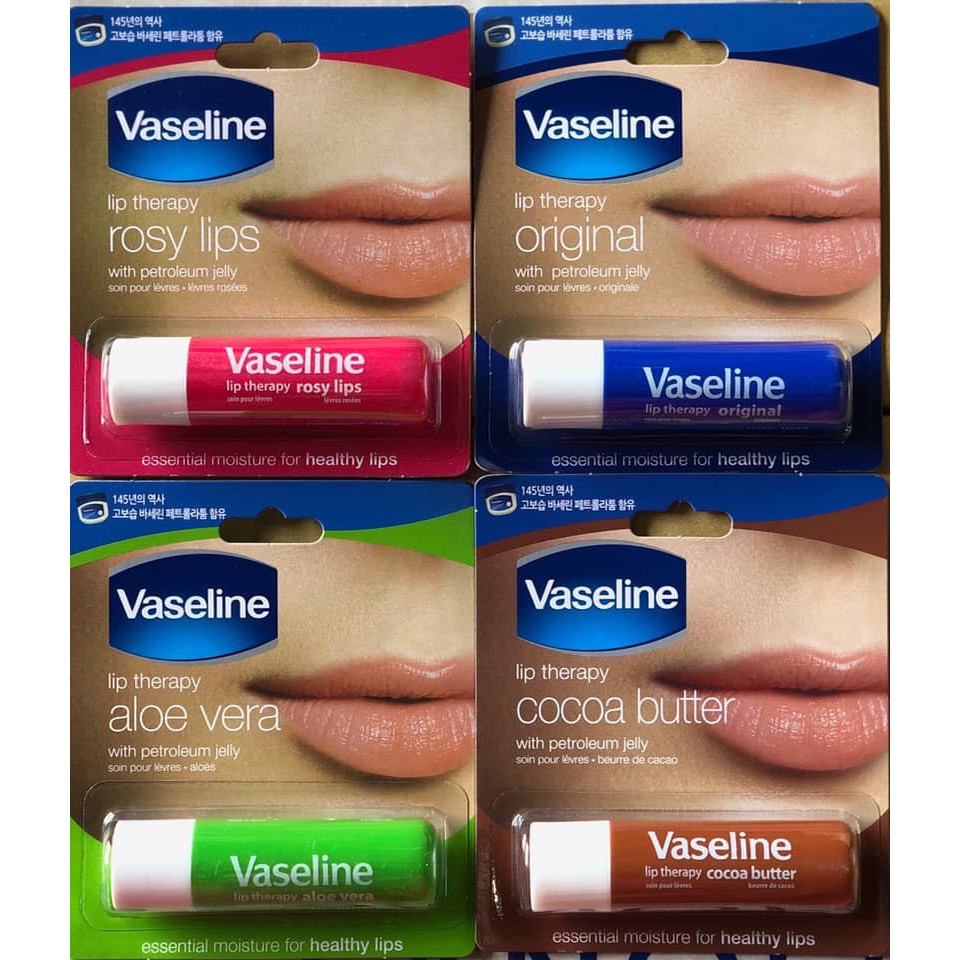 Combo 2 Thỏi Son Dưỡng Môi Vaseline  Lip Therapy 4.8g