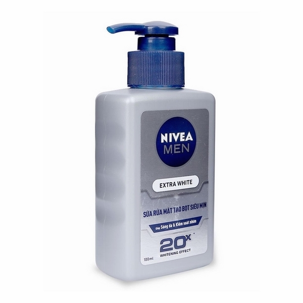 Sửa Rửa Mặt Tạo Bọt Bùn Khoáng Sáng Da Nivea 100ml