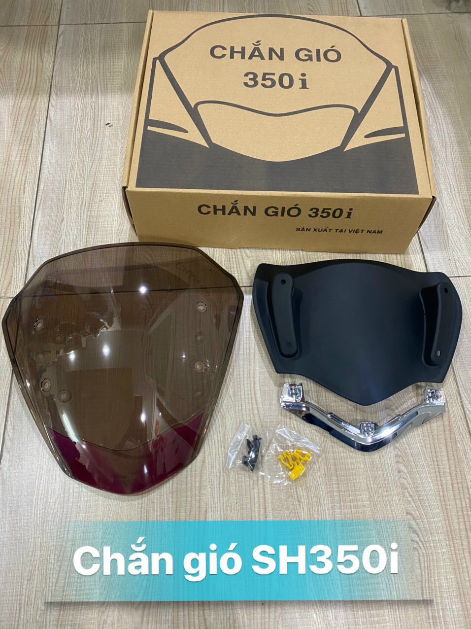 Bộ kiếng chắn gió SH350i (Full phụ kiện)
