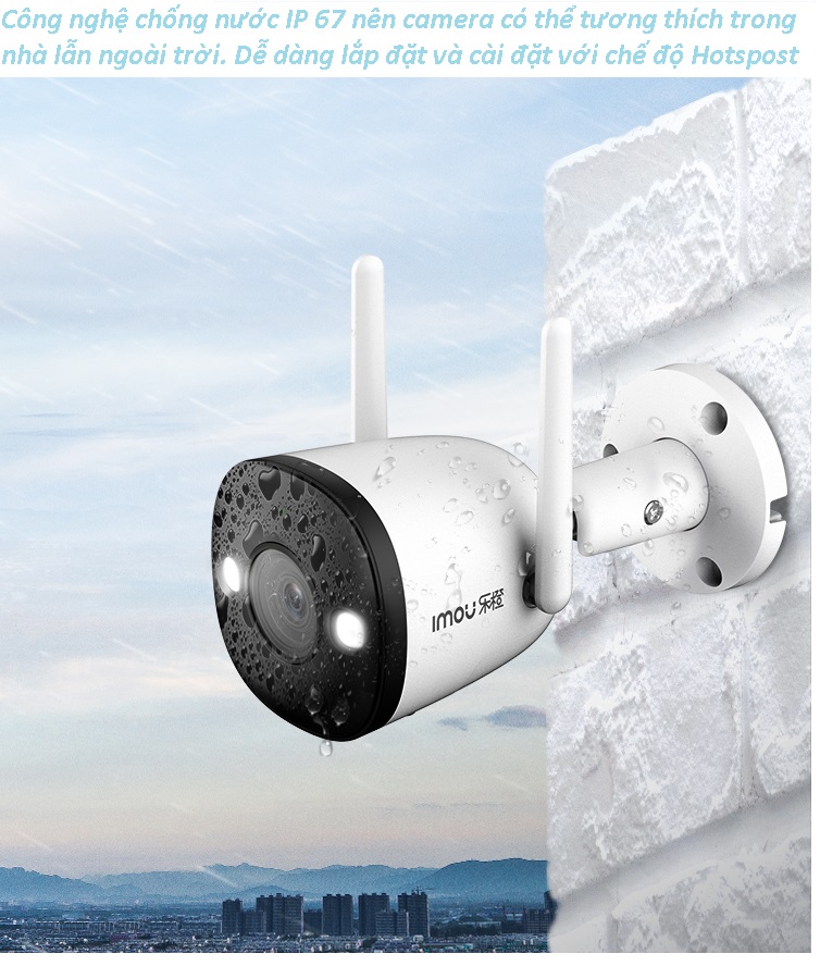 Camera WIFI IMOU IPC-A32F FULL MÀU 24/7-THÁCH THỨC BÓNG ĐÊM
