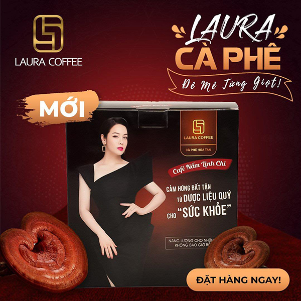 Cà phê Nhật Kim Anh cà phê hòa tan Laura Coffee (Hộp 10 gói)
