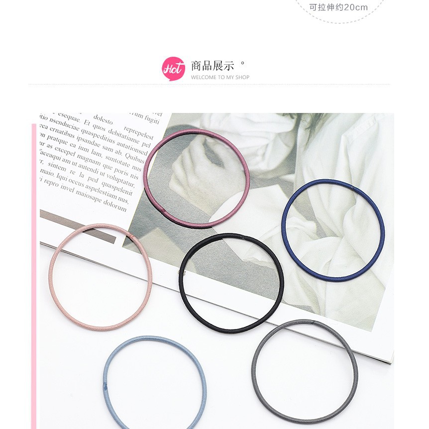 GÓI 200 CHUN BUỘC TÓC SIÊU DAI NHIỀU MÀU SẮC