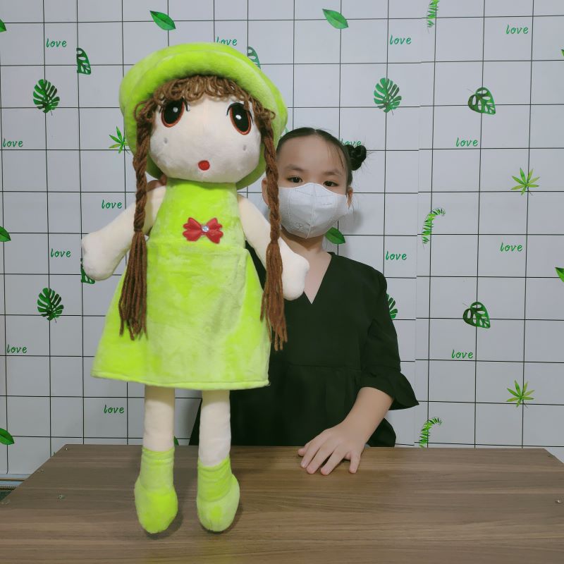 ĐỒ CHƠI BÚP BÊ CHO BÉ GÁI SIZE LỚN 60CM BÚP BÊ CHIBI DỄ THƯƠNG GIÁ RẺ