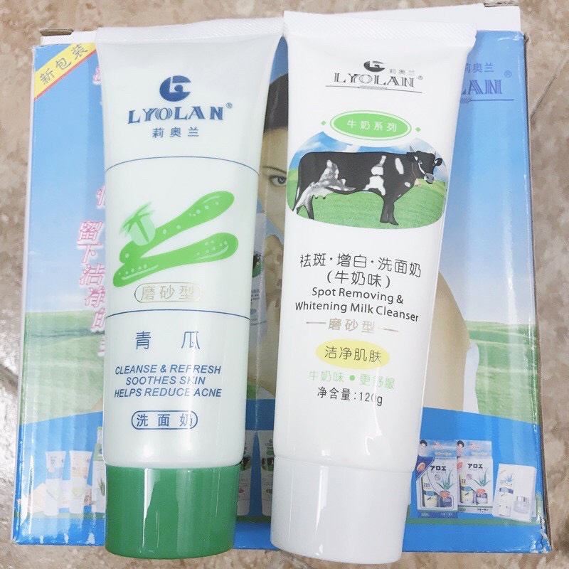 Sữa rửa mặt  Lyolan (dưa leo +sửa bò)