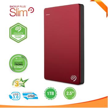 [HCM]Ổ Cứng Di Động  1TB Seagate Backup Plus Slim + Bao da