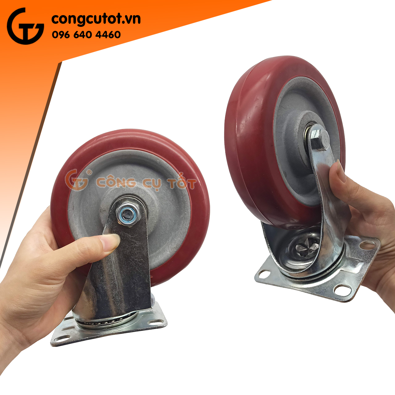Bánh xe đẩy hàng xoay 360 độ